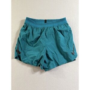 Men Small Nike Aeroswift Running Racing 2" Shorts Green  AQ5257-379 Brief-Lined